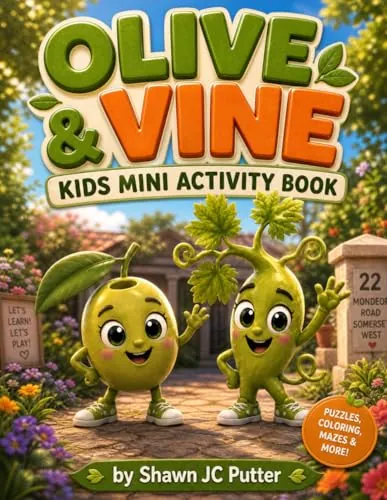 Cover of Olive and Vine Kids Mini Activity Book